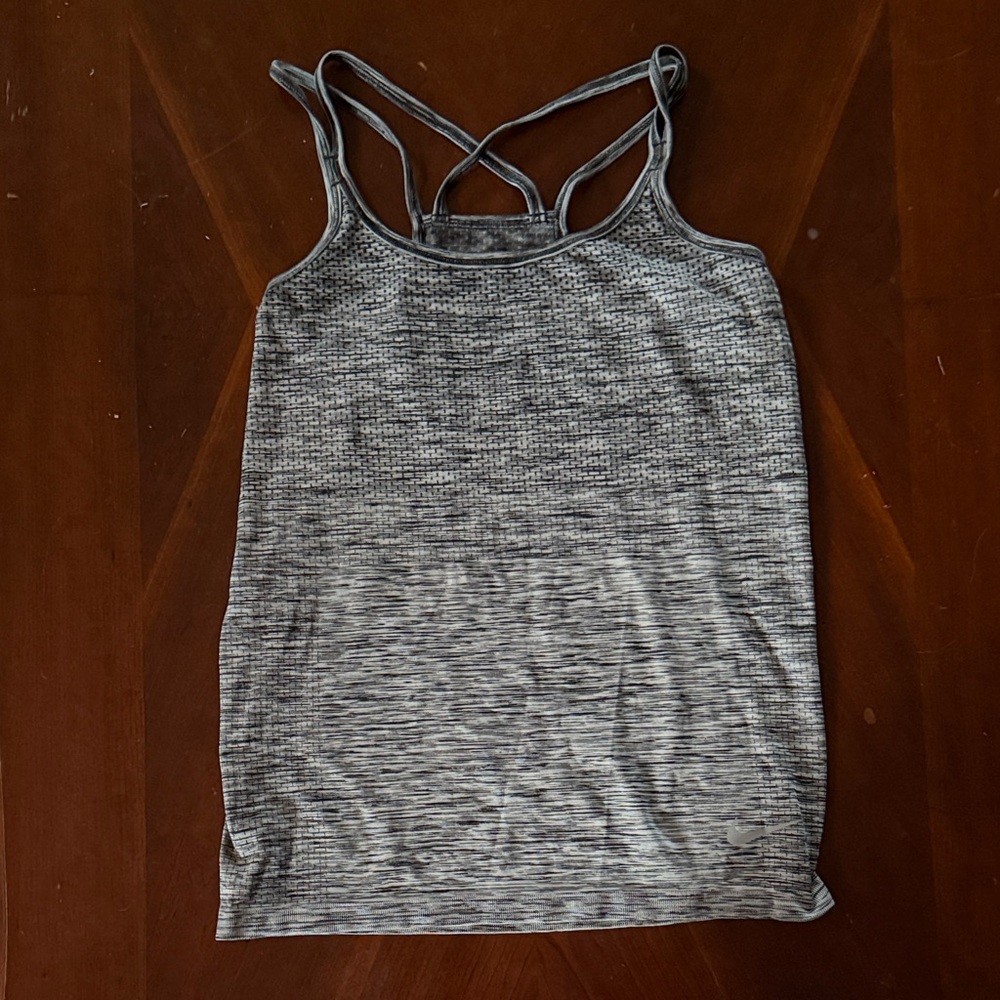 Nike Women's Heathered Gray Tank Top